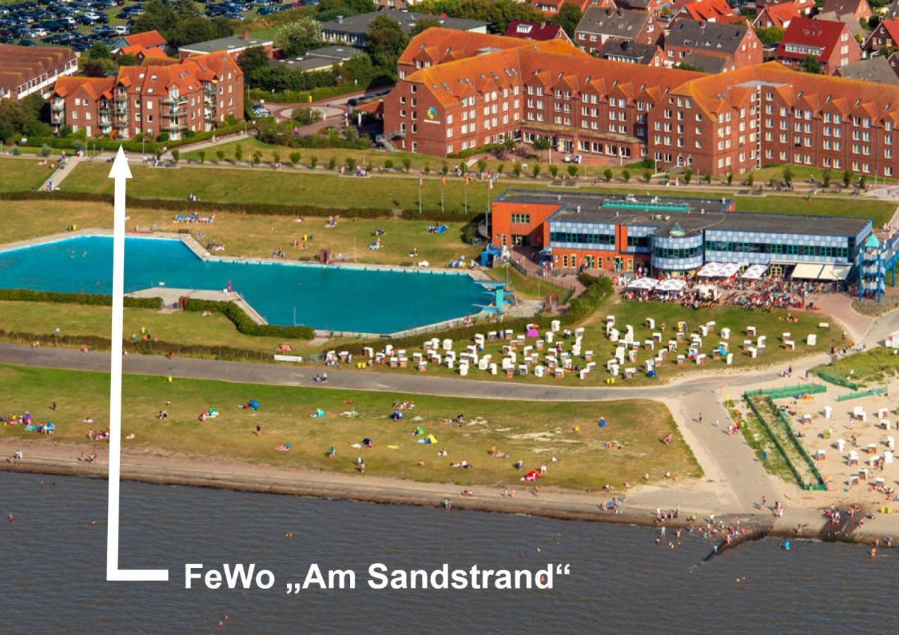Ferienwohnung Residenz Am Sandstrand Norddeich Норден Экстерьер фото